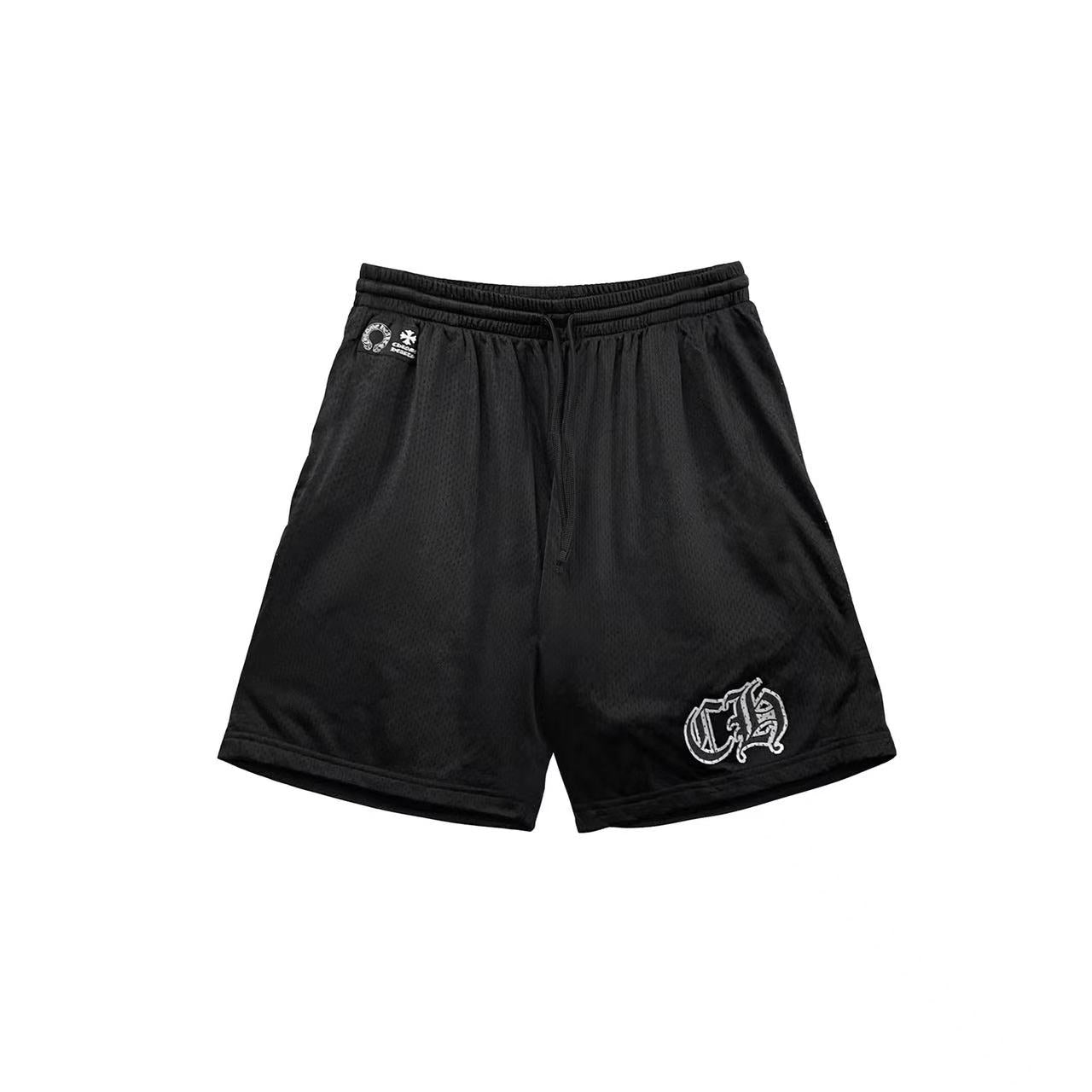 Chrome Hearts Black Mesh Shorts