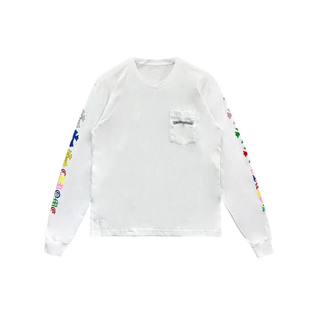 Chrome Hearts Multi Color Cross Logo Scroll Sweatshirt - SHENGLI ROAD MARKET