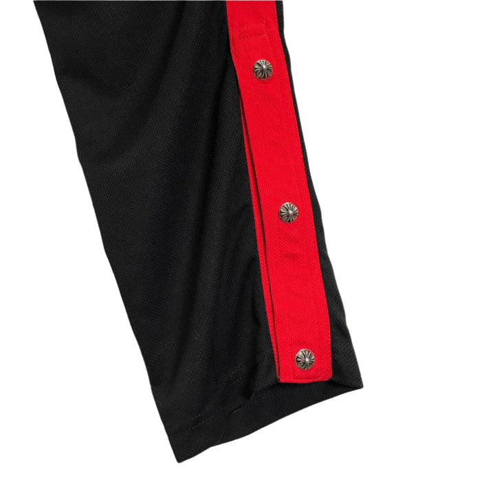 Chrome Hearts Red Stripe with Silver Buttons Track Pants - SHENGLI ROAD MARKET