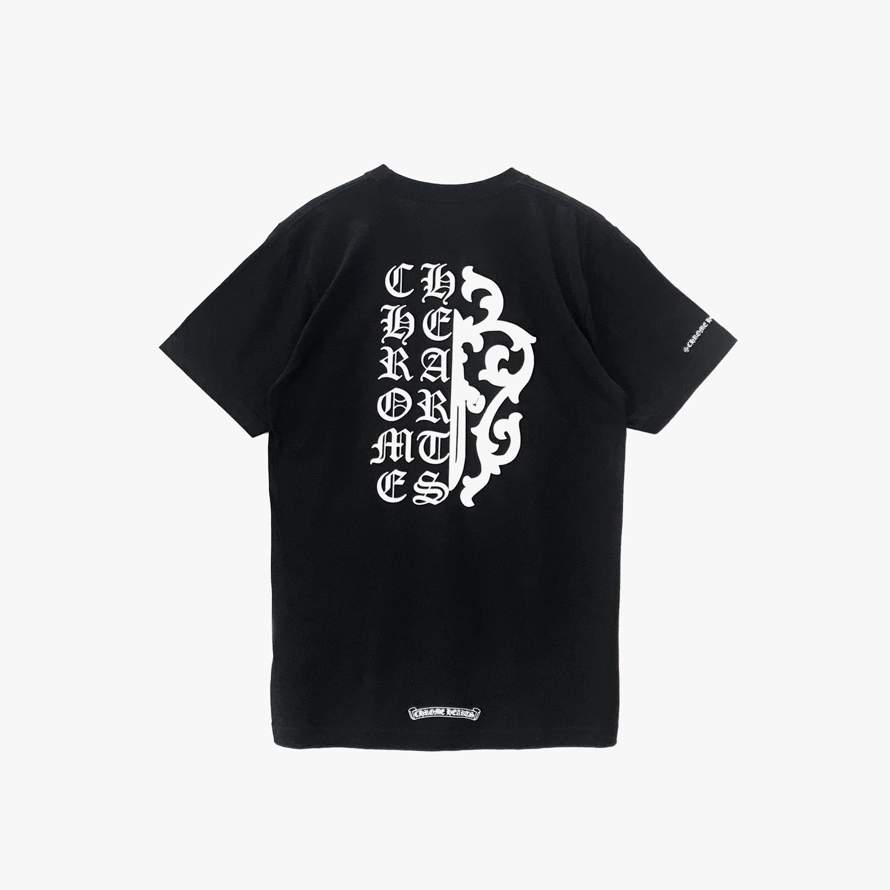 Chrome Hearts Script Dagger Logo Short Sleeve T-shirt - SRM – SHENGLI ROAD  MARKET