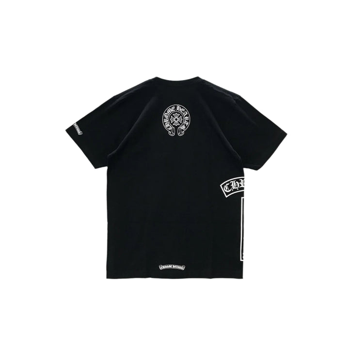 Chrome Hearts Side T Bar Script Logo Short Sleeve T-shirt - SHENGLI ROAD MARKET