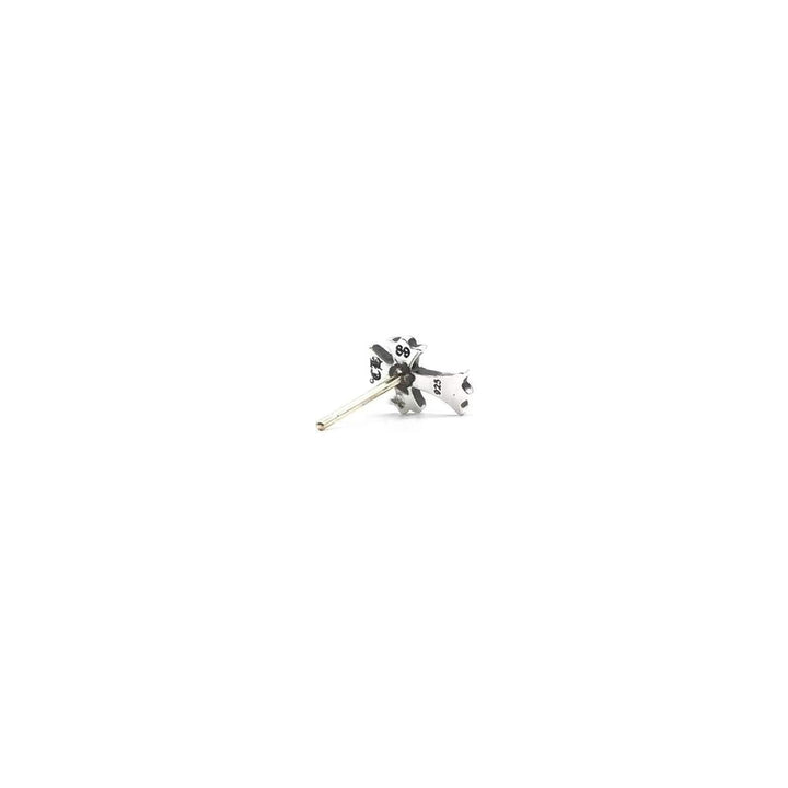Chrome Hearts Silver Diamonds Cross Earring Ear Stud - SHENGLI ROAD MARKET