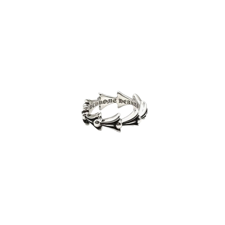 Chrome Hearts Silver Fish Bone Ring - SHENGLI ROAD MARKET