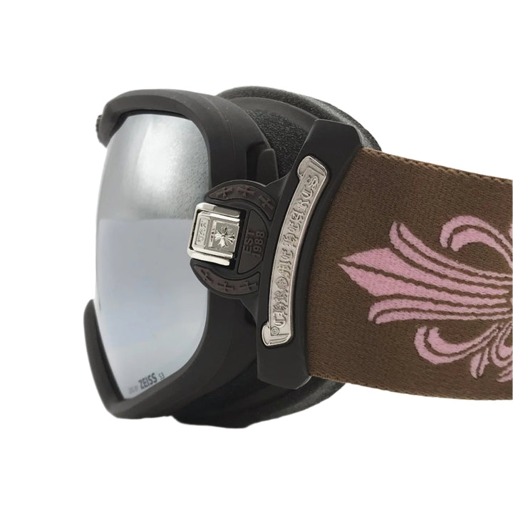 Chrome Hearts SILVER MORNING Classic Brown Ski Goggles - SHENGLI ROAD MARKET
