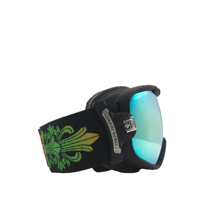 Chrome Hearts SILVER MORNING Faded Black Ski Goggles - SHENGLI ROAD MARKET