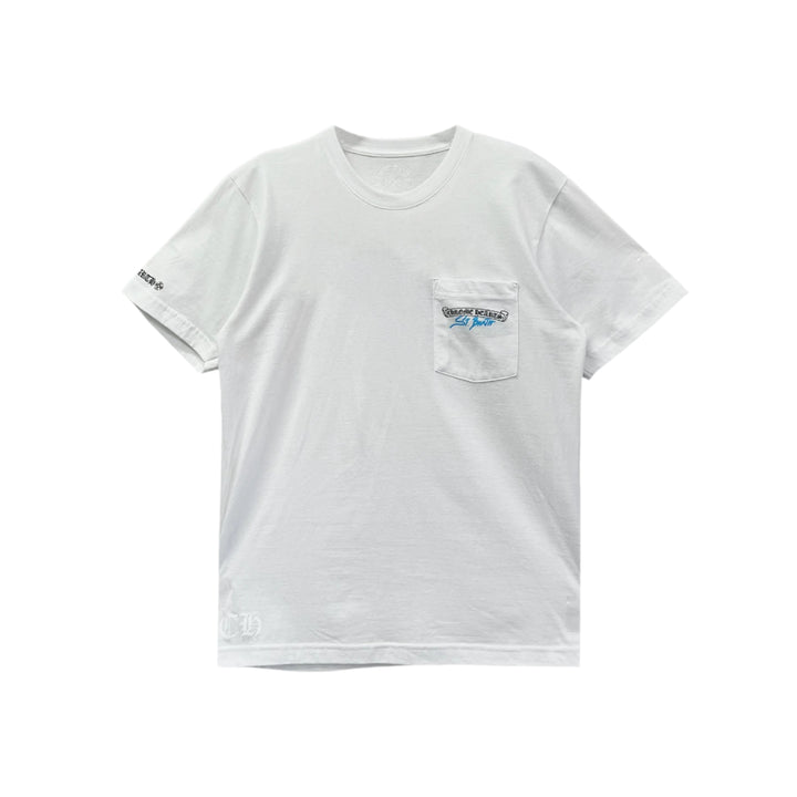 Chrome Hearts St. Barth Exclusive Scroll Logo Short Sleeve T-shirt - SHENGLI ROAD MARKET