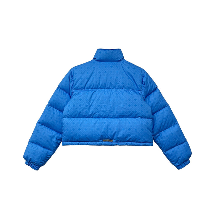 Chrome Hearts Tonal Monogram Cross Pattern Puffer Short Jacket - SHENGLI ROAD MARKET