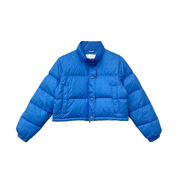 Chrome Hearts Tonal Monogram Cross Pattern Puffer Short Jacket - SHENGLI ROAD MARKET