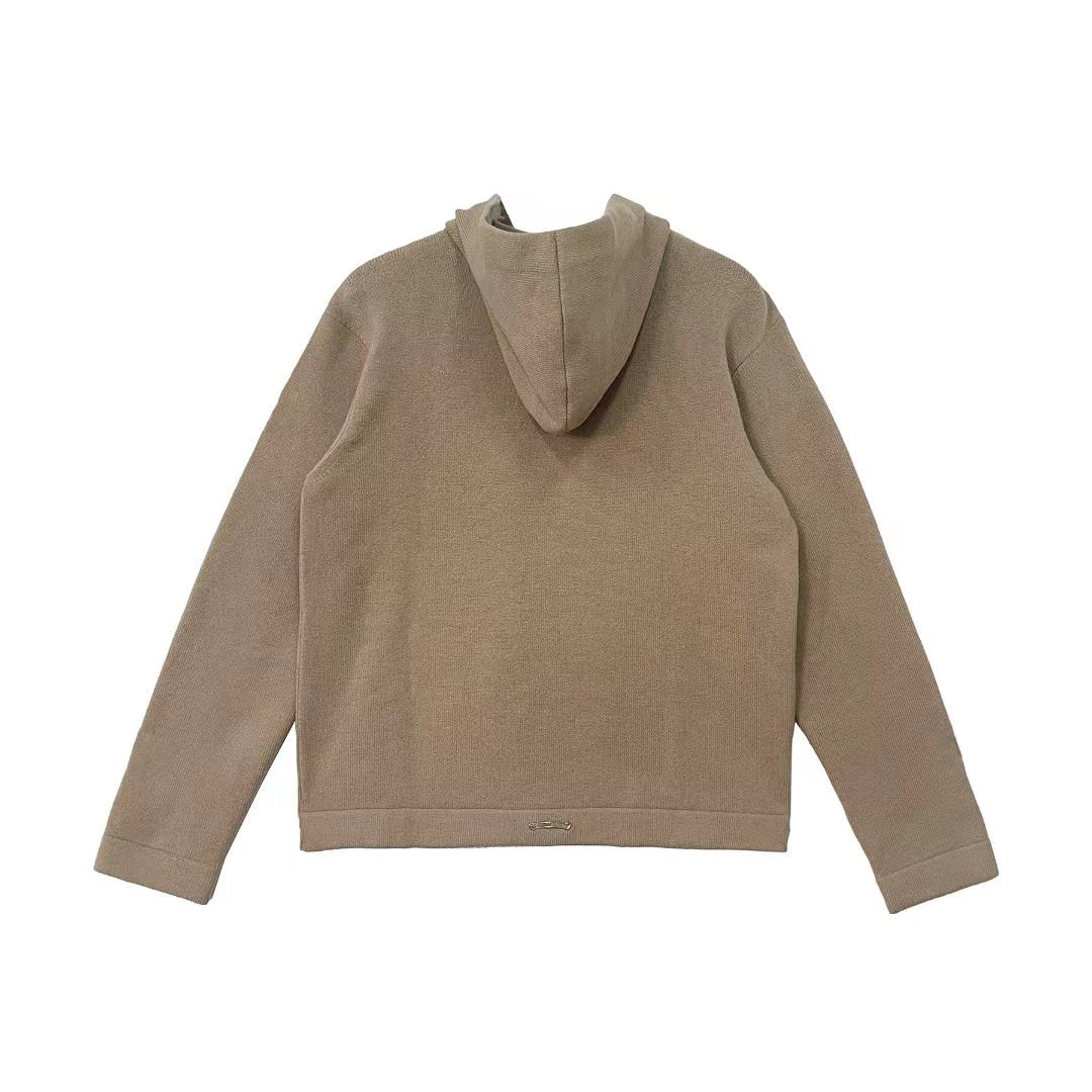 Chrome Hearts Triple Cross Embroidery Cashmere Hoodie - SHENGLI ROAD MARKET