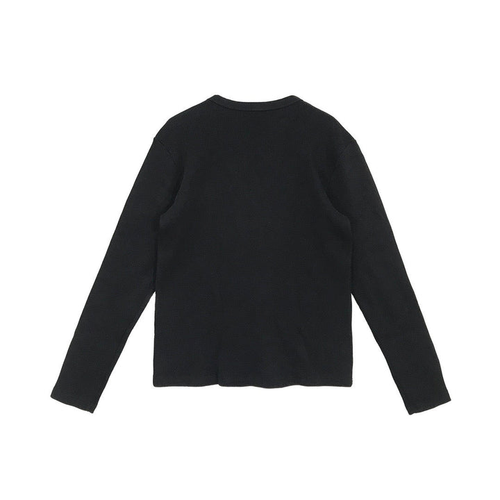 Chrome Hearts Triple Cross Hollywood Script Logo Long Sleeve Tee - SHENGLI ROAD MARKET