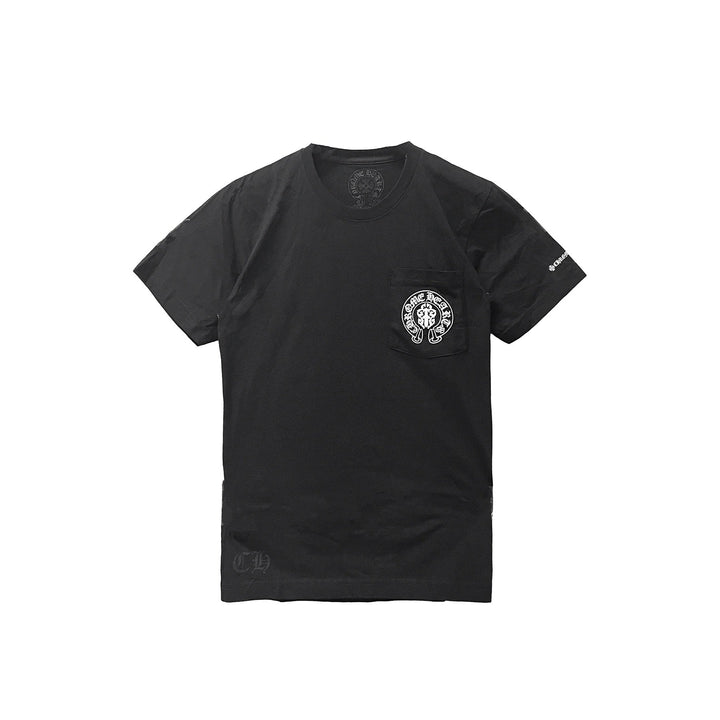 Chrome Hearts USA Flag Triple Cross Logo Short Sleeve Tee - SHENGLI ROAD MARKET