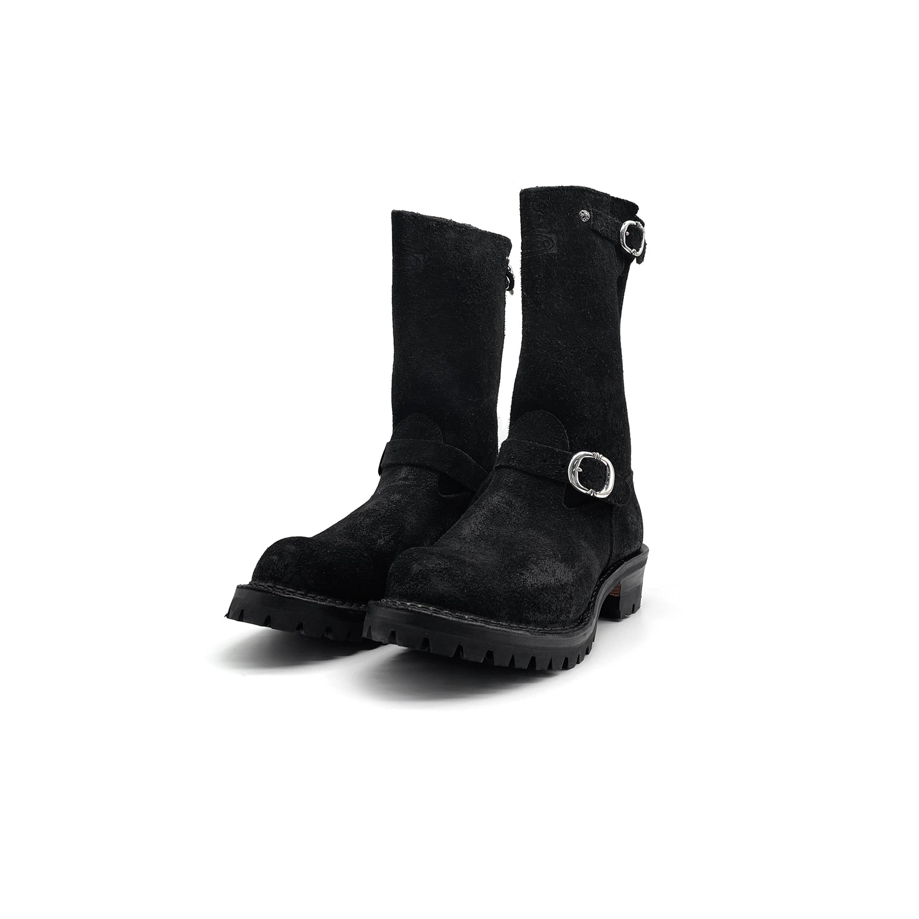 Chrome Hearts Suede Riding Boots - SHENGLI ROAD MARKET