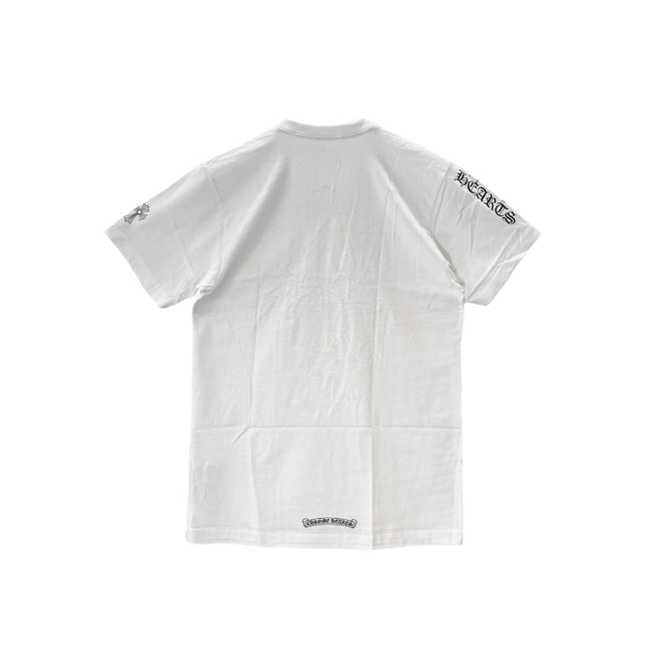 Chrome Hearts White Cross Logo Short Sleeve T-shirt - SHENGLI ROAD MARKET