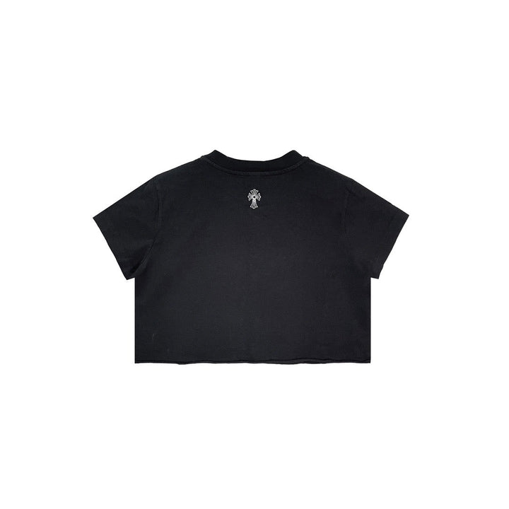 Chrome Hearts Women's Script Logo Cropped Short Sleeve Tee - SHENGLI ROAD MARKET