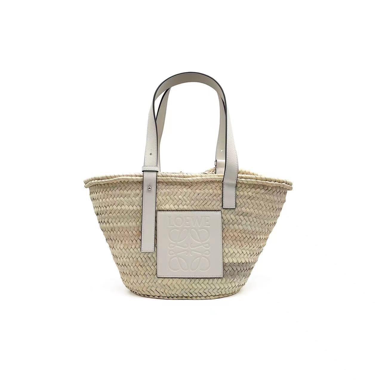 Loewe Basket Bag In Palm Leaf And Calfskin SRM – SHENGLI ROAD MARKET