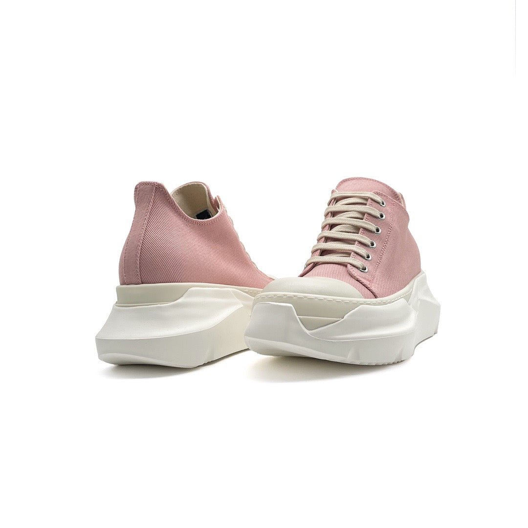 RICK OWENS DRKSHDW Men's Faded Pink Abstract Low Sneaker – SHENGLI