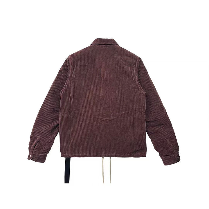 RICK OWENS DRKSHDW Padded Cotton-Corduroy Bomber Jacket - SHENGLI ROAD MARKET
