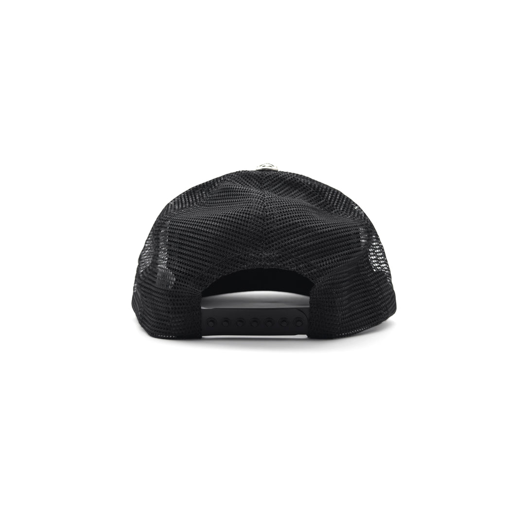 Chrome Hearts Aspen CH Embroidered Black Baseball Cap