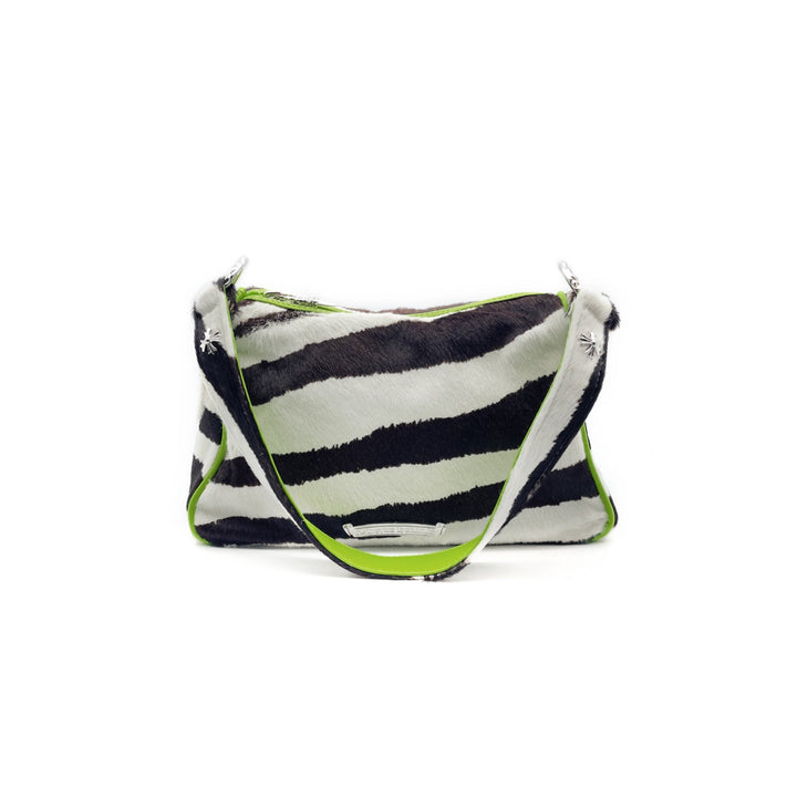 Chrome Hearts Horsehair Zebra Stripe Chicken Nugget Bag
