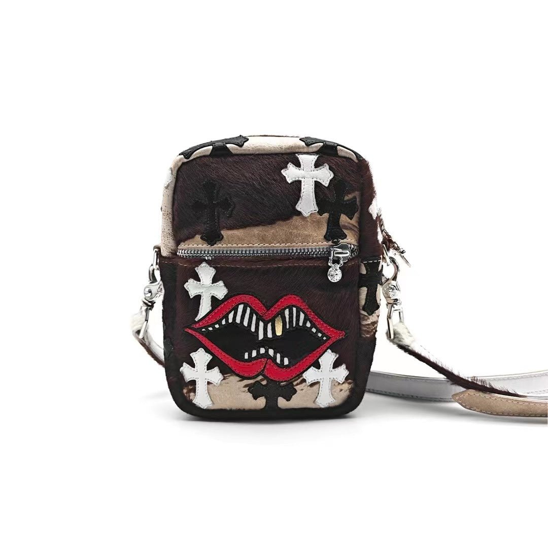 Chrome Hearts Matty Boy Horsehair Patch Taka Crossbody bag