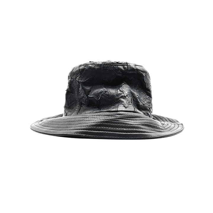 Chrome Hearts Leather Cross Patch Bucket Hat