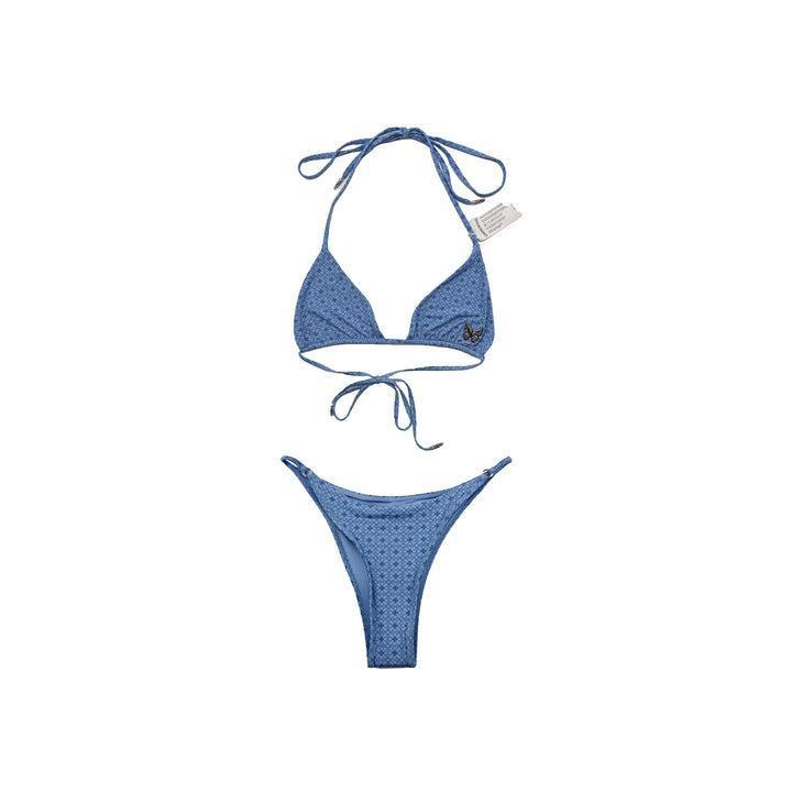 Chrome Hearts Dipped In Blue Bikini