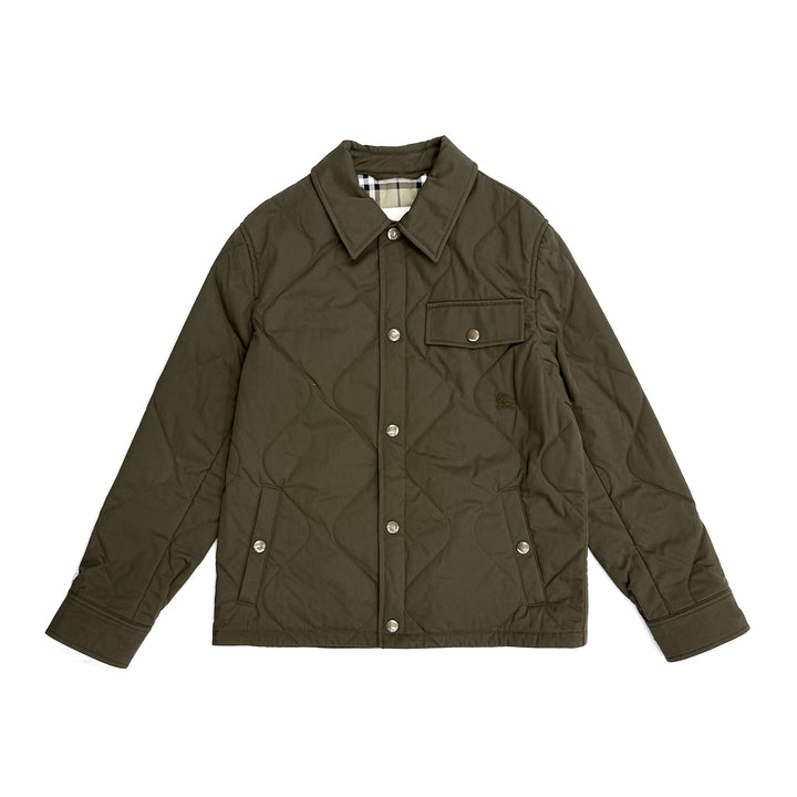BURBERRY Khaki M Wadded Jacket
