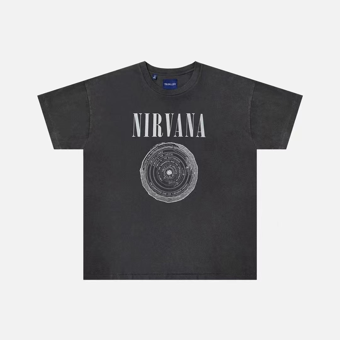 11% GALLERY® Vintage S/S Nirvana Vestibule T shirt - SHENGLI ROAD MARKET