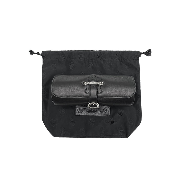 크롬하츠 블랙 트리플 크로스 시계 롤 박스