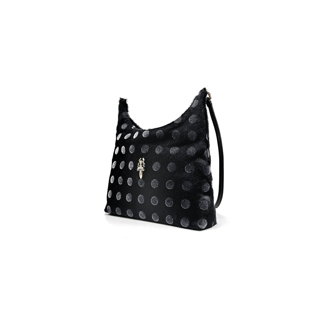 Chrome Hearts VIV Horsehair Silver Dagger Handbag