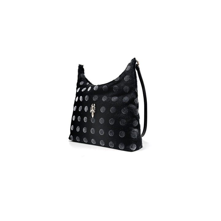 Chrome Hearts VIV Horsehair Silver Dagger Handbag