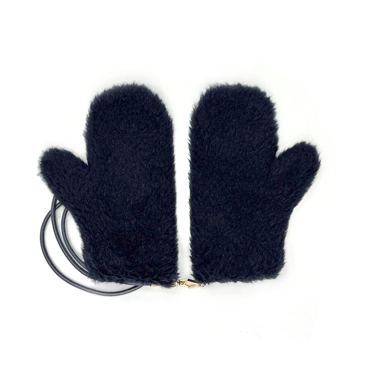 MAXMARA Navy Ombrato Gloves