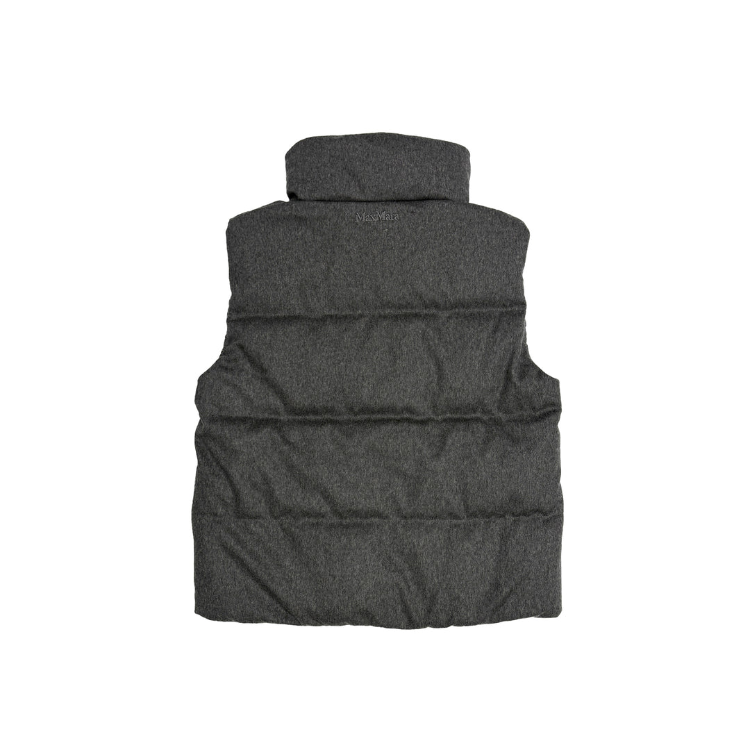 MAXMARA Grey Mtcamoroso Sleeveless Puffer Jacket