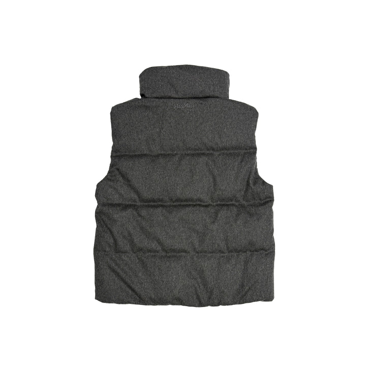 MAXMARA Grey Mtcamoroso Sleeveless Puffer Jacket