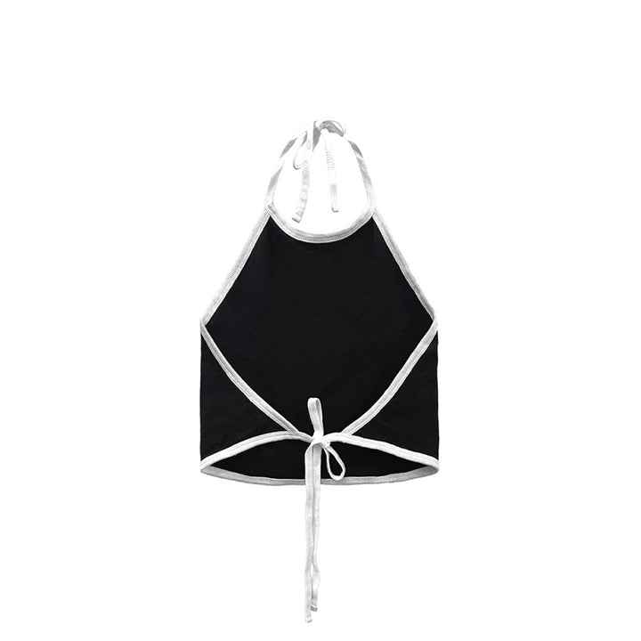 Chrome Hearts Black Heart Logo Tank Top