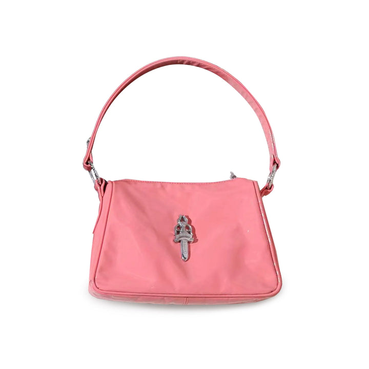 Chrome Hearts Dagger Peach Pink Patent Leather Chicken Nugget Bag