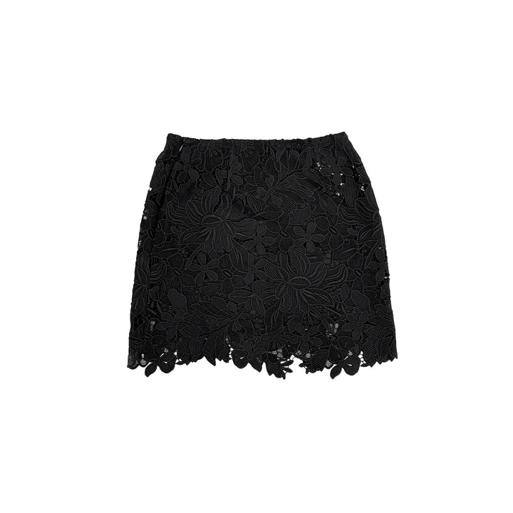 SPORTMAX Black Spxbora Jersey Skirt