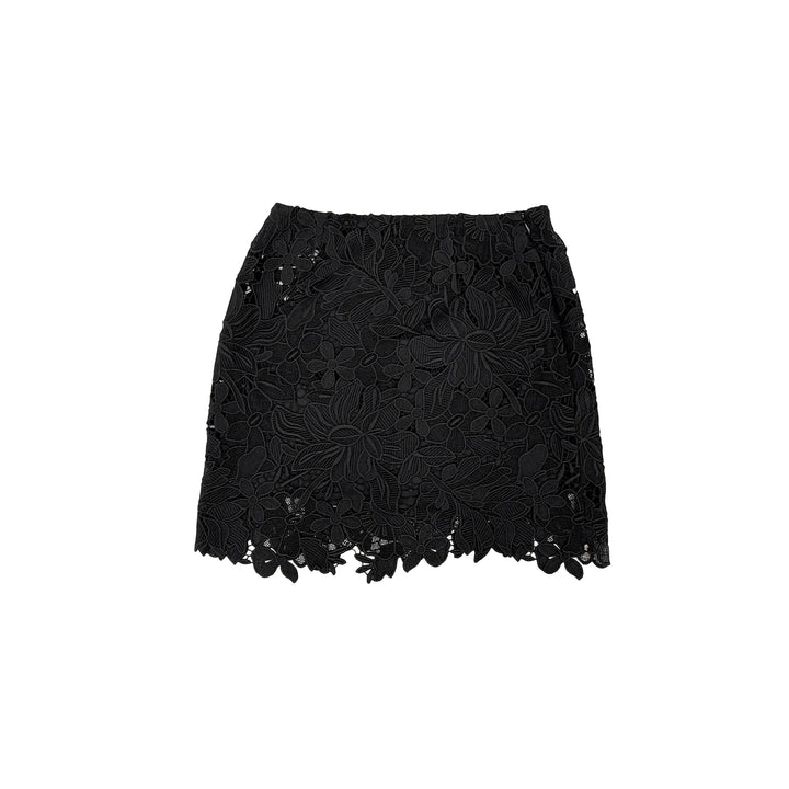 SPORTMAX Black Spxbora Jersey Skirt