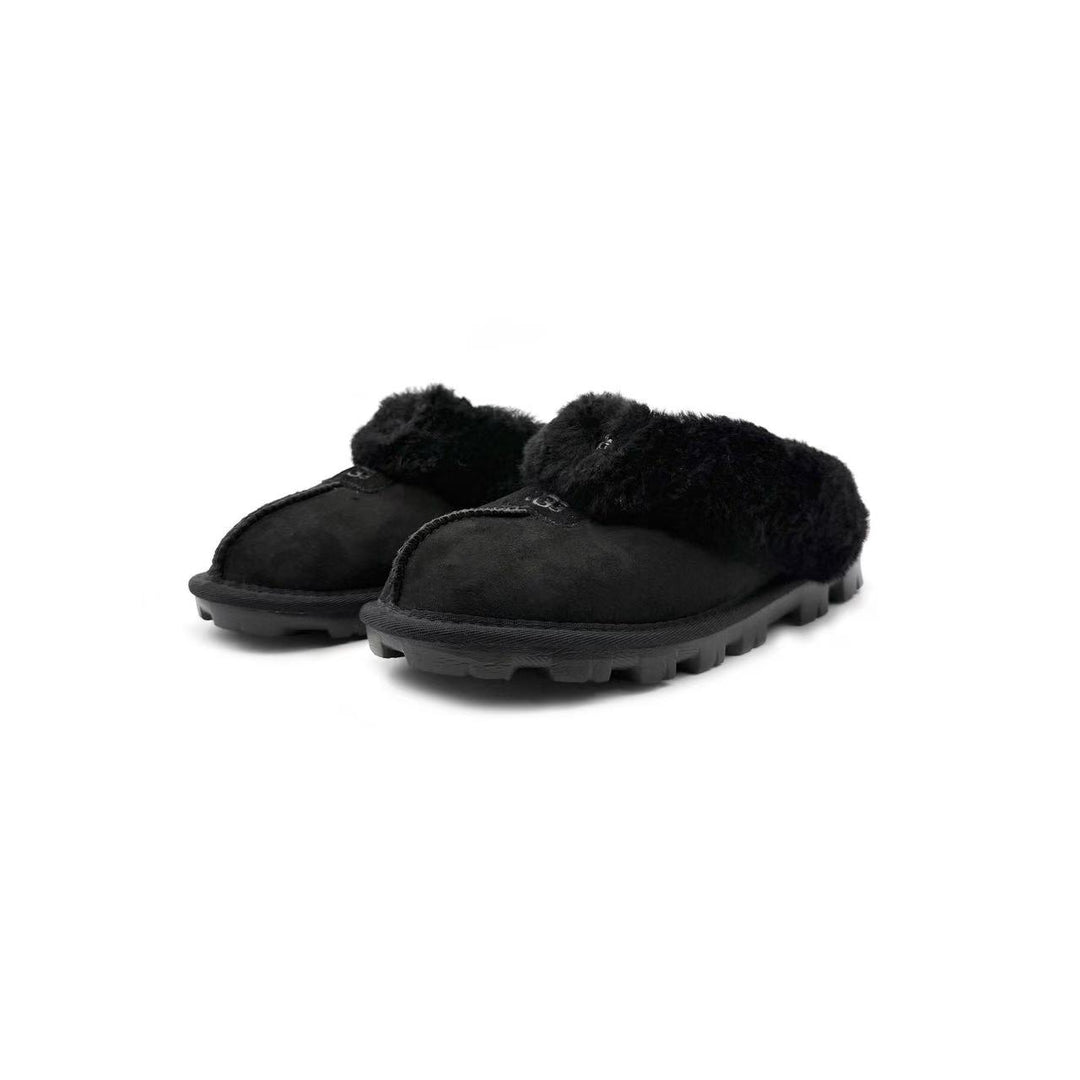 Chrome Hearts Ugg Silver Dagger Black Slip-on Slipper