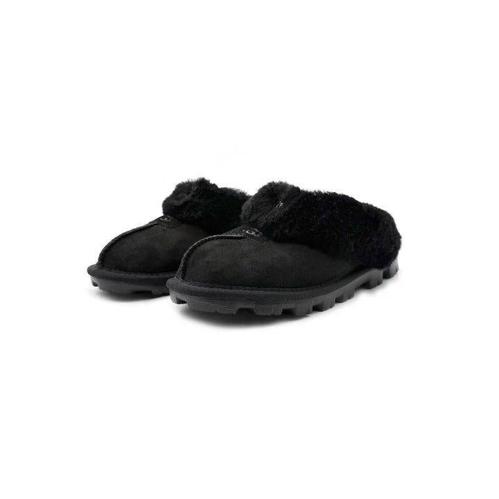 Chrome Hearts Ugg Silver Dagger Black Slip-on Slipper