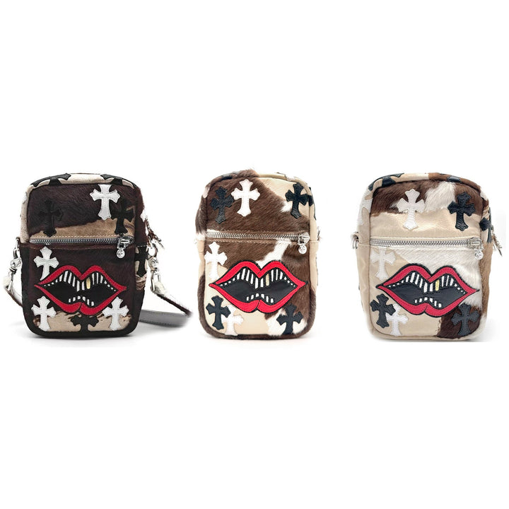 Chrome Hearts Matty Boy Horsehair Patch Taka Crossbody bag