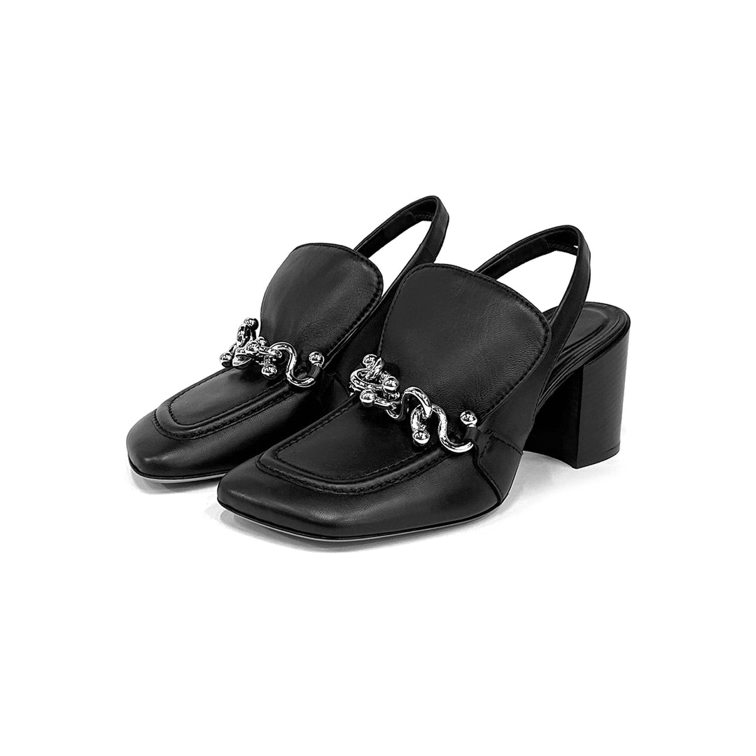 SPORTMAX Black Spxzamia Heels