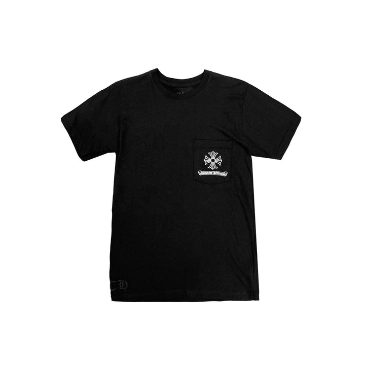 Chrome Hearts Script USA Dagger Logo Short Sleeve T-shirt