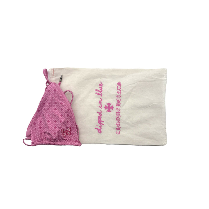 Chrome Hearts Dipped In Blue Pink Bikini