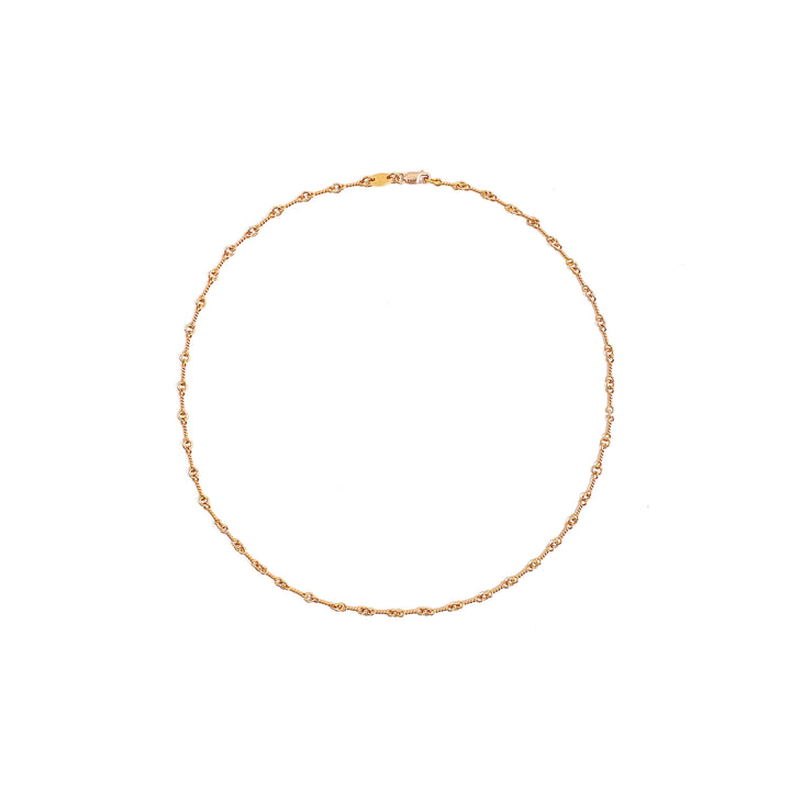 Chrome Hearts 22K ゴールド ツイスト チェーン ネックレス