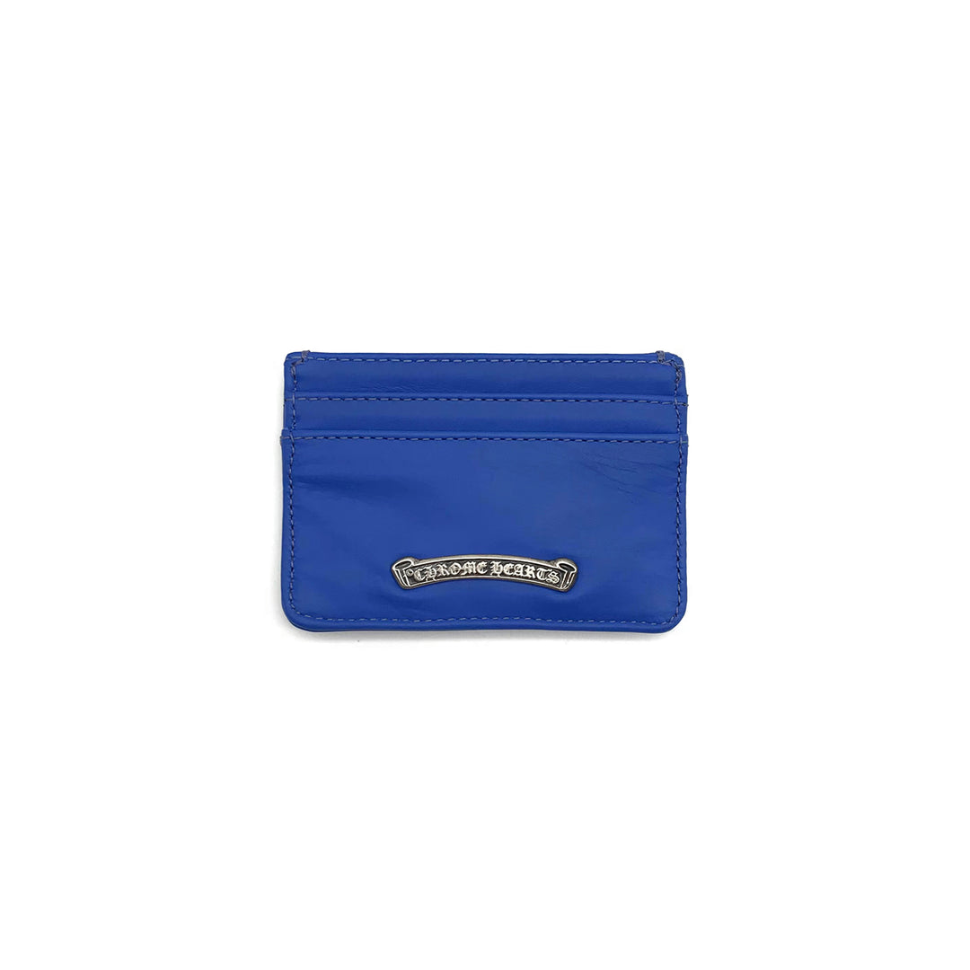 Chrome Hearts Blue Cross Card Holder