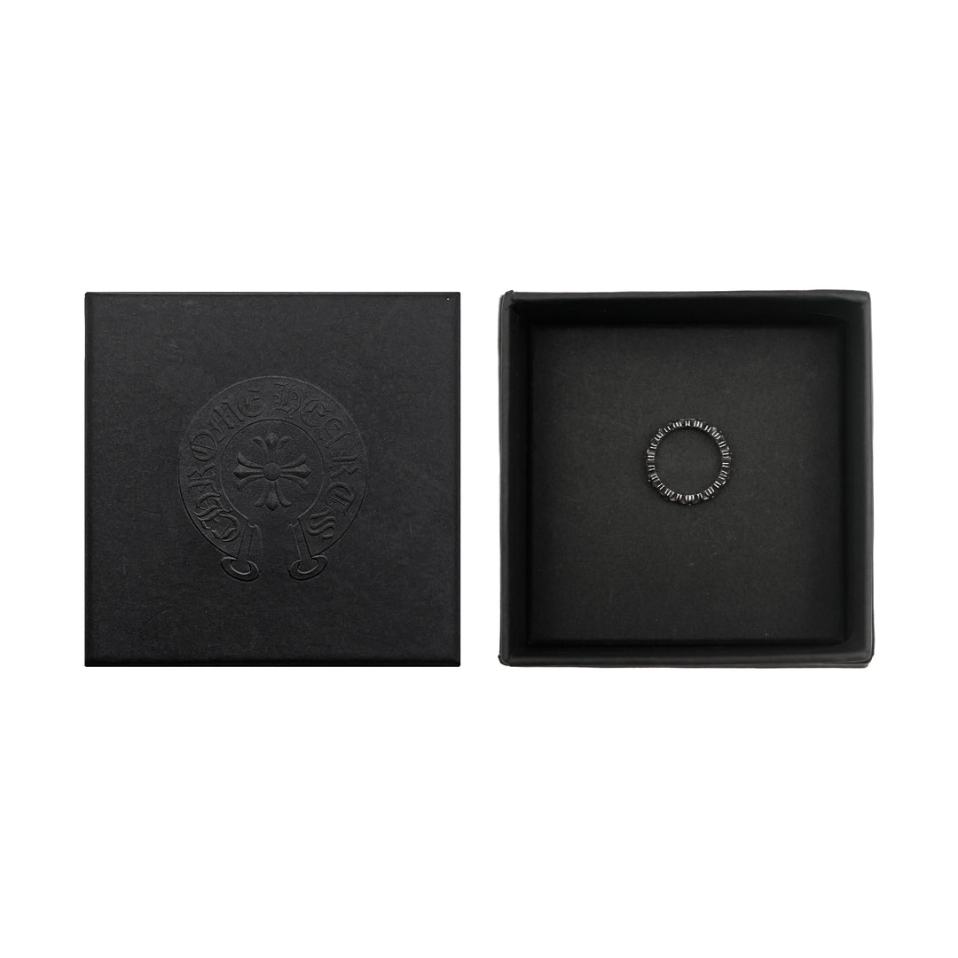 Chrome Hearts Silver Tiny E Plus Band Ring