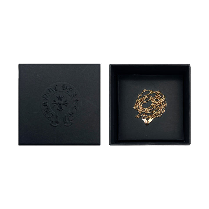 Chrome Hearts 22K ゴールド ツイスト チェーン ネックレス