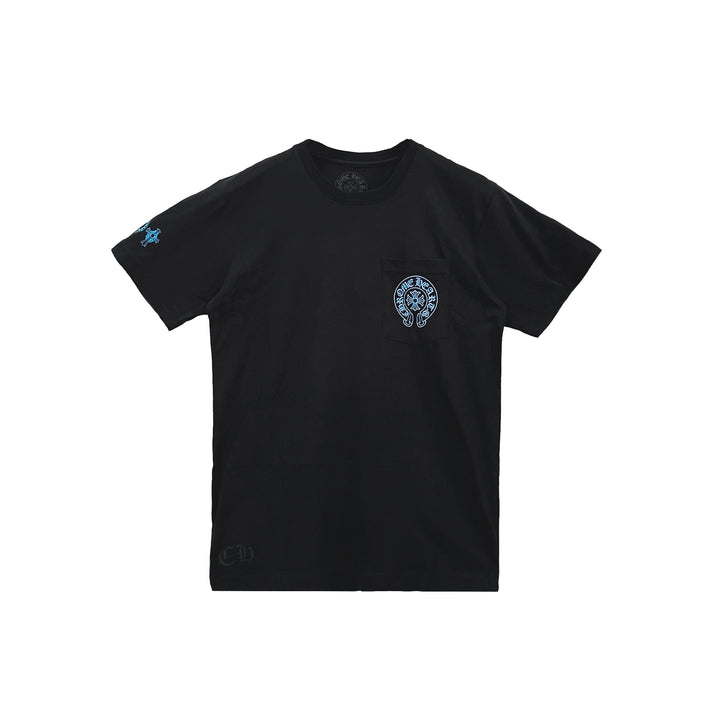 Chrome Hearts Triple Cross Logo Short Sleeve T-shirt