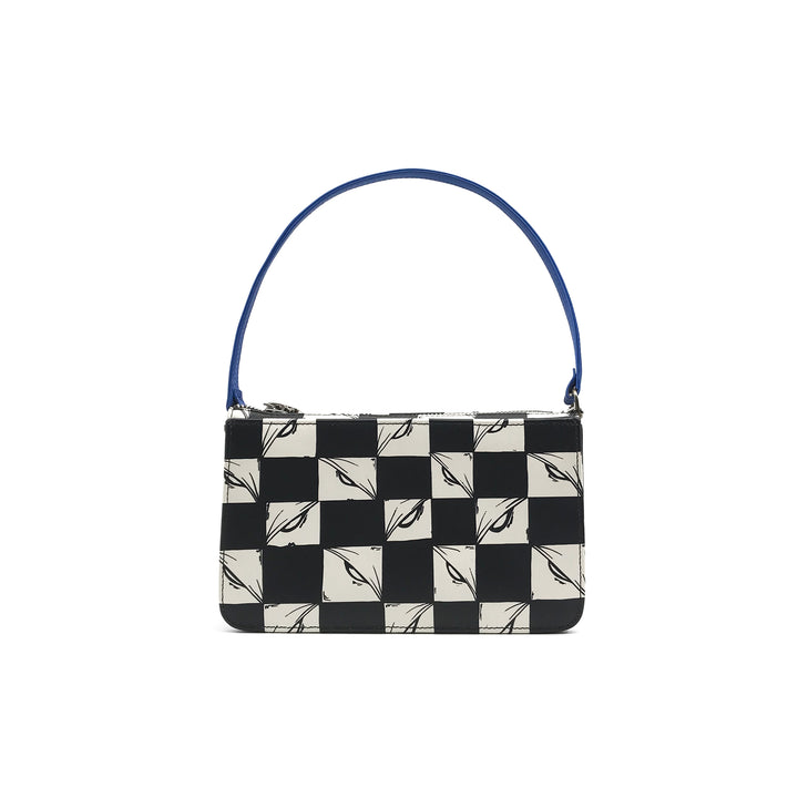 Chrome Hearts Matty Boy 99 Eyes Blue Leather Cross Patch Bag